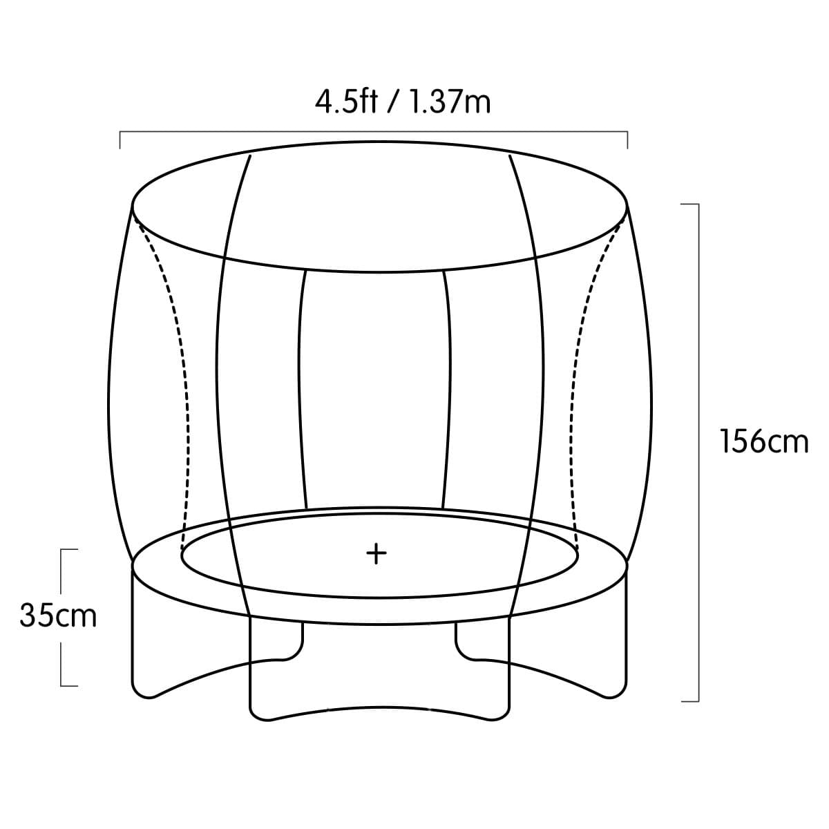 Kahuna Mini 4.5 ft Trampoline