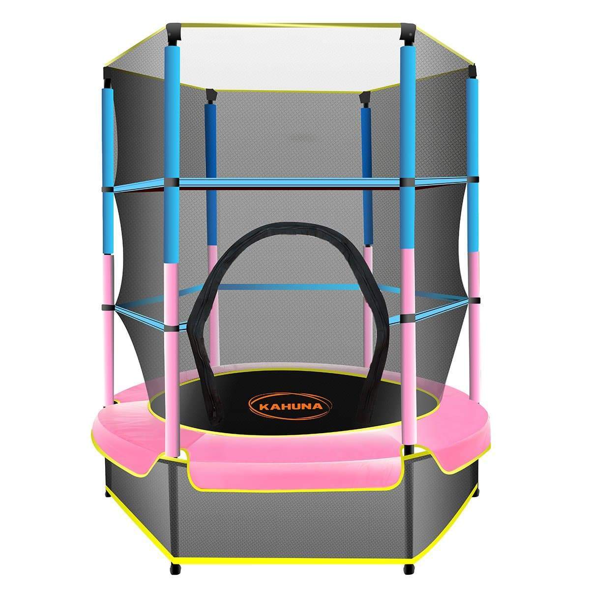Mini 4.5ft Trampoline Blue Pink