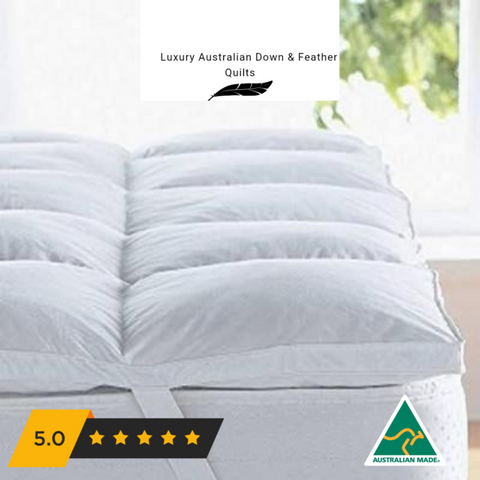bedding Miracle Plush Mattress Topper - Duck Down Double