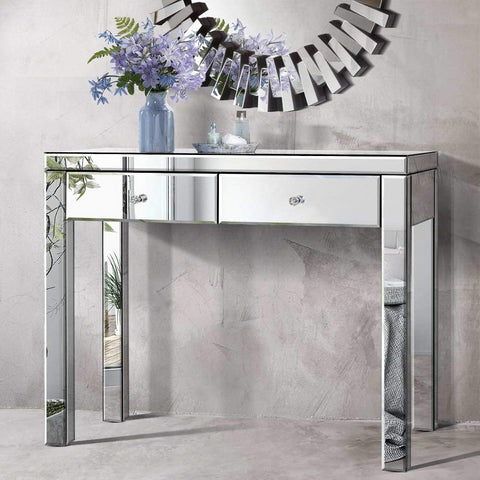early sale simpledeal Mirrored Furniture Dressing Console Hallway Hall Table Sidebaord Drawers
