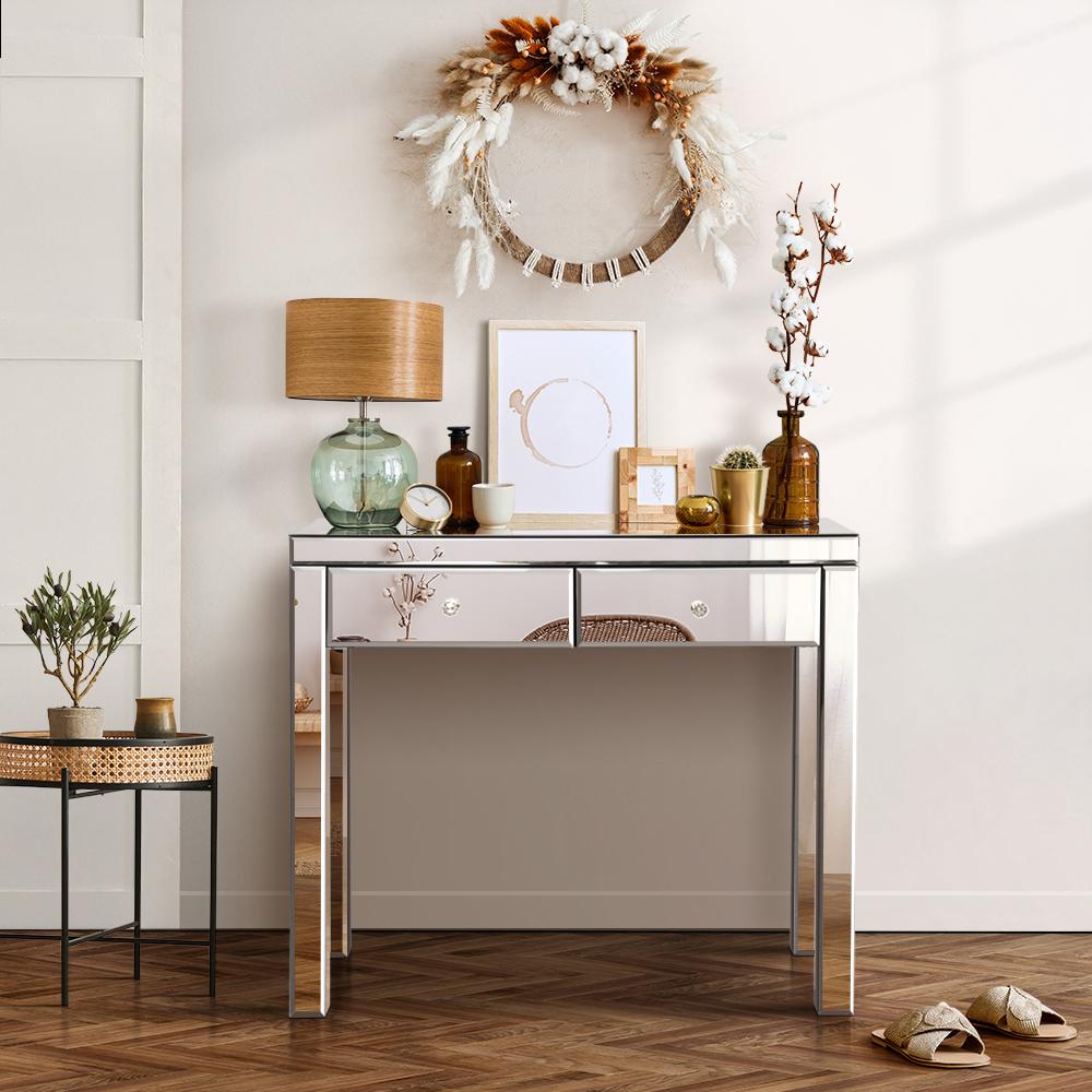 early sale simpledeal Mirrored Furniture Dressing Console Hallway Hall Table Sidebaord Drawers