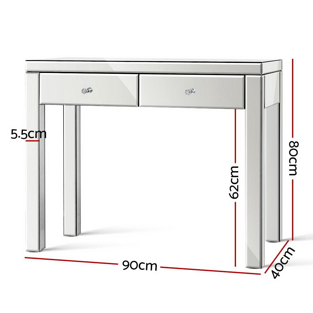 early sale simpledeal Mirrored Furniture Dressing Console Hallway Hall Table Sidebaord Drawers