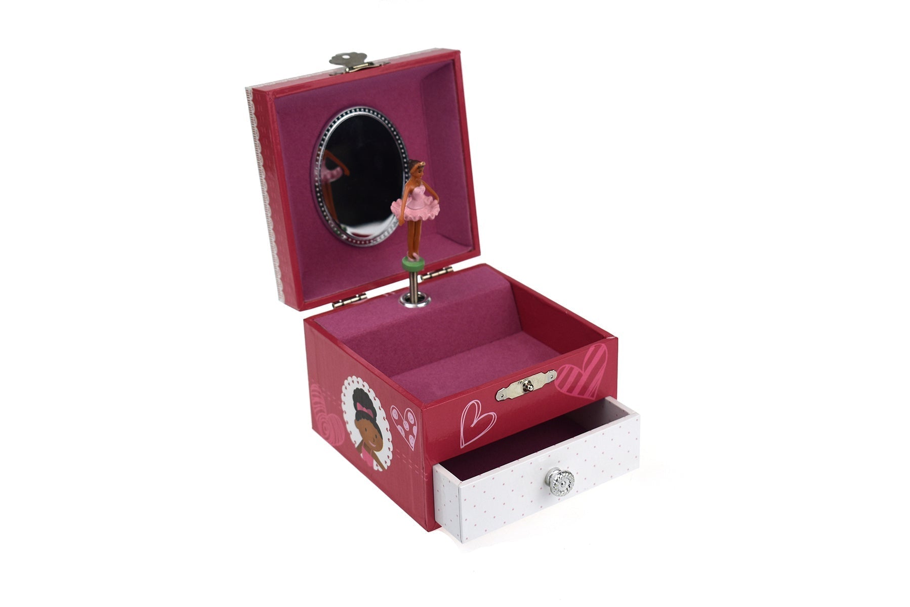 Misty Ballerina Square Music Box