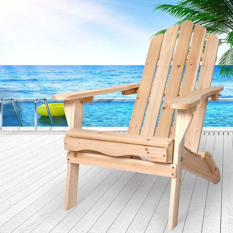 Modern Adirondack Wooden Patio Garden Chairs