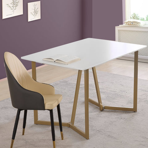 Dining Room Modern and stylish Generous 4-seater Dining Table-White
