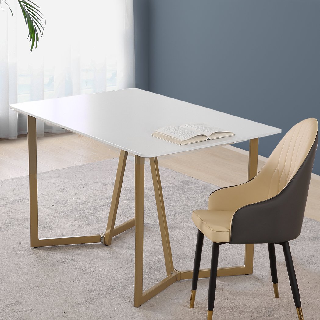 Dining Room Modern and stylish Generous 4-seater Dining Table-White