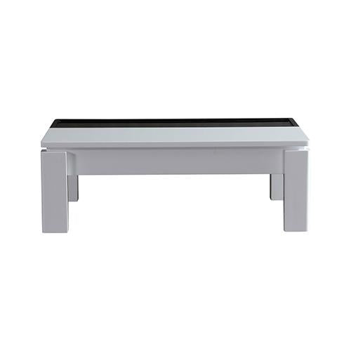 Living Room Modern Coffee Table Black & White Glossy Colour