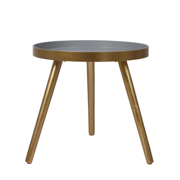 Modern Coffee Table Storage Bedside Table Plant Stand Wooden-Blue