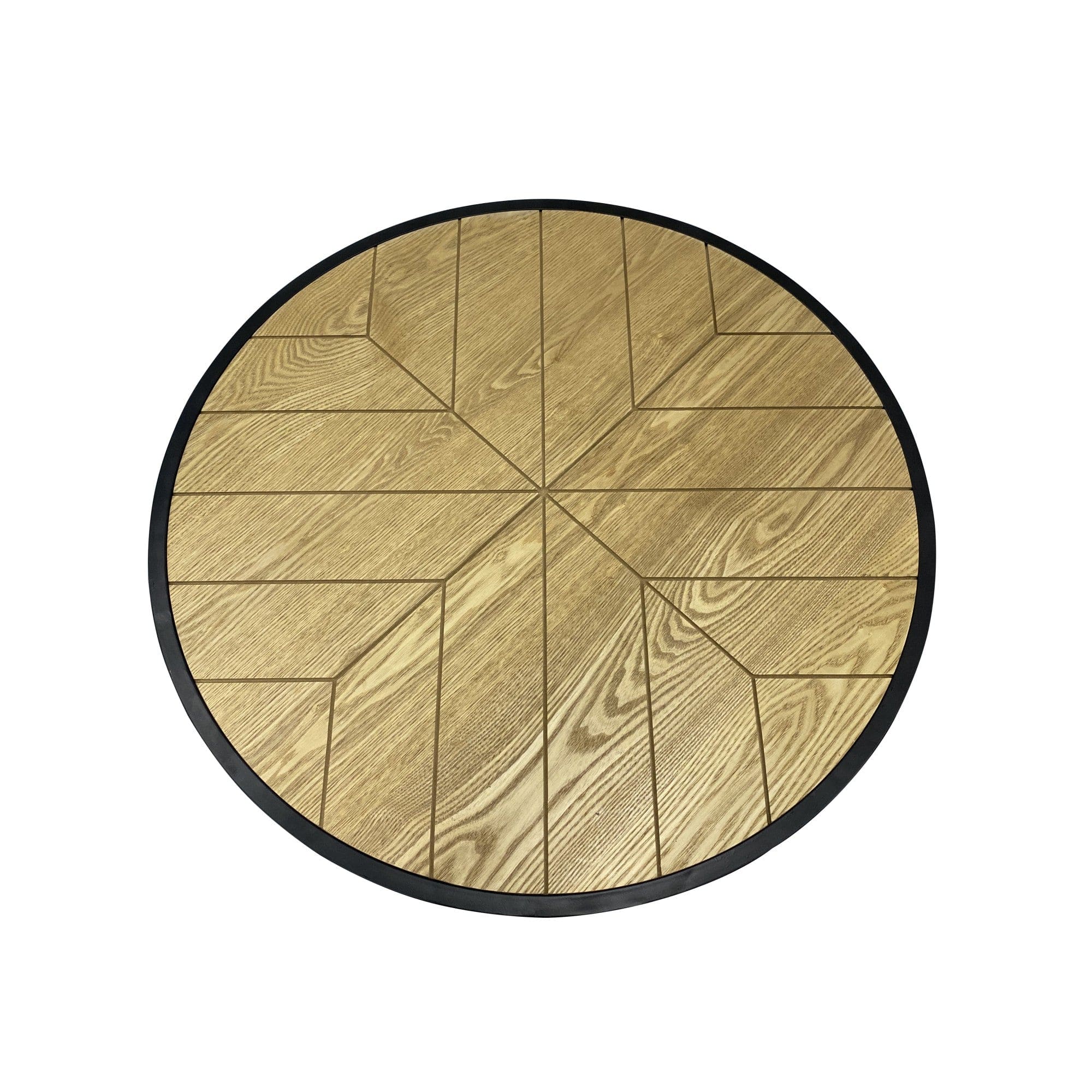 Modern Coffee Table with Engineered Wood and Metal Frame