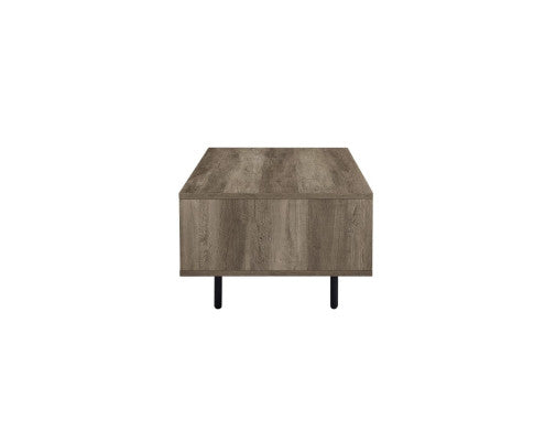 Modern Dark Coffee Table with Storage