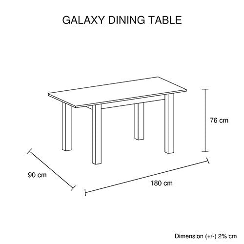 Dining Modern Dining Table White Ash Colour