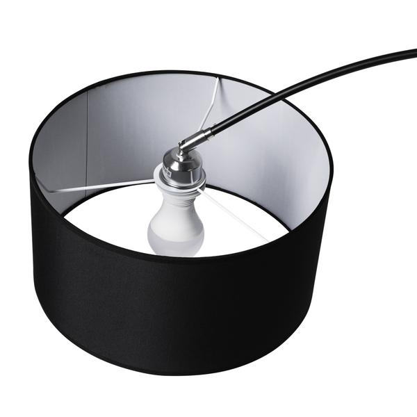 lighting Modern LED Floor Lamp Adjustable Marble Base-Black