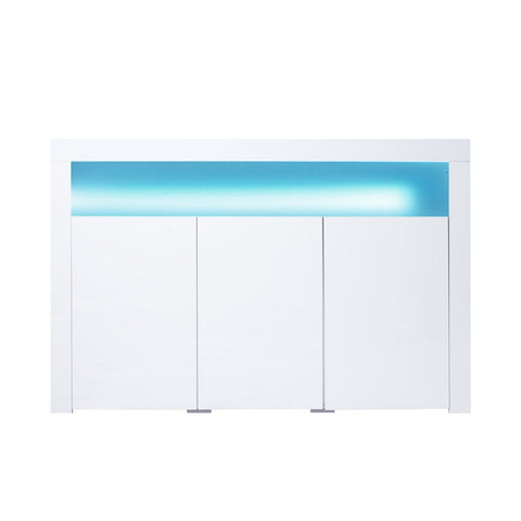 Modern Sideboard Cabinet Storage Furniture - White
