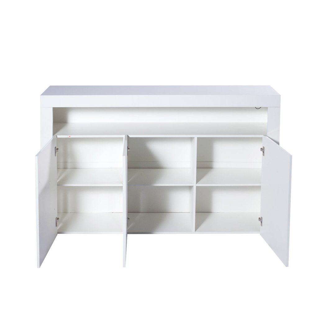 dining room Modern Sideboard Cabinet Storage Furniture - White