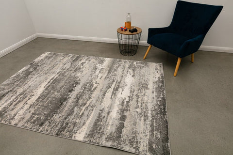 Modern style grey 200x290 rug/grey