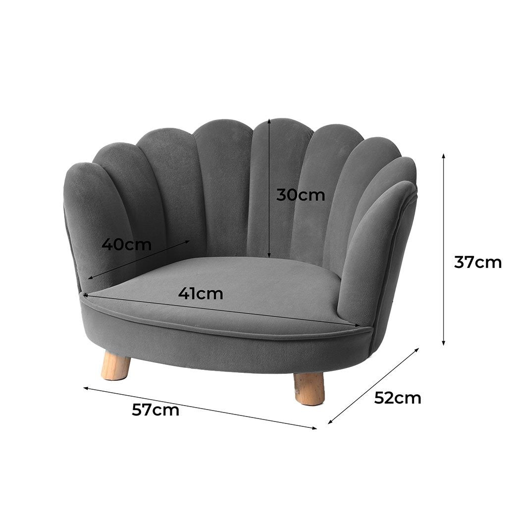 Beds Modern style Pet Lounge Sofa Soft Grey