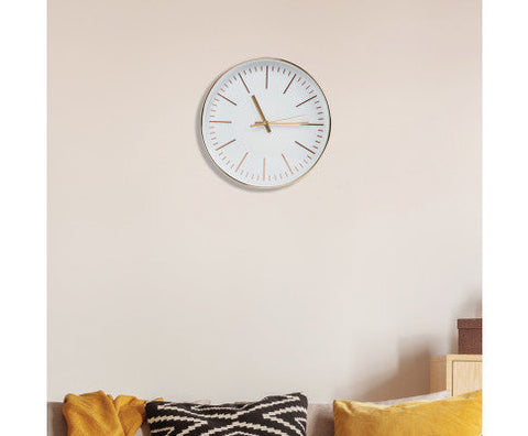 Modern Wall Clock Round Gold