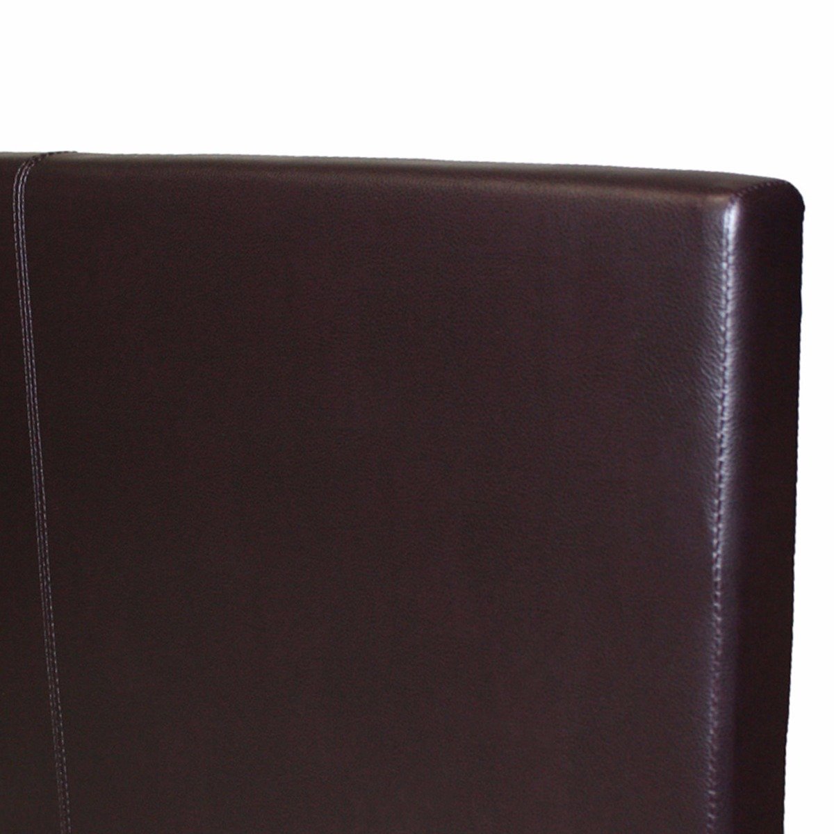 Bedroom Mondeo PU Leather Double Brown Bed