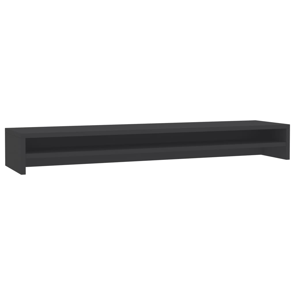 Monitor Stand Grey 100x24x13 cm Chipboard