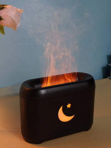 Moon & Star Design Oil humidifier Diffuser With Music