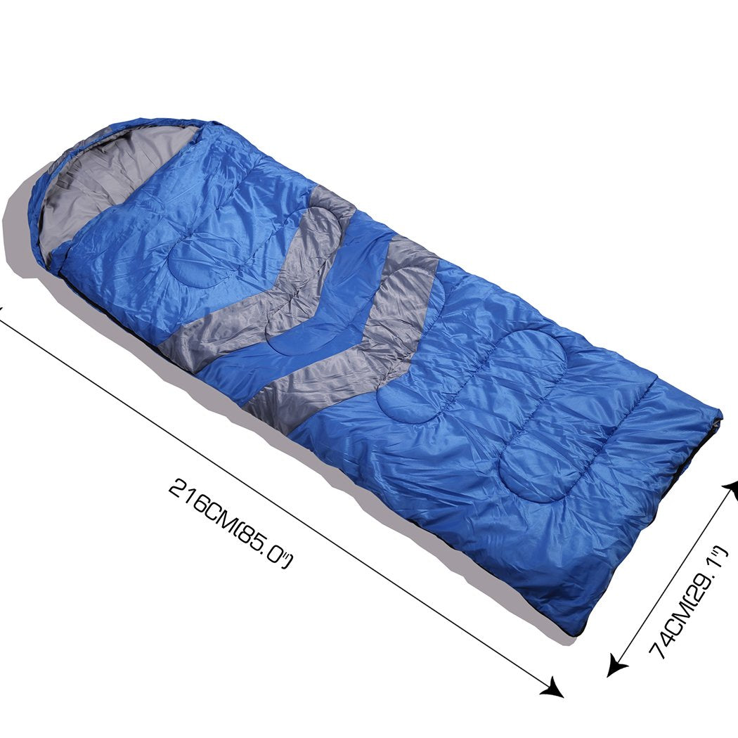 camping / hiking Mountview -20°C Outdoor Camping Thermal Sleeping Bag Blue