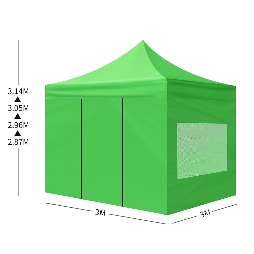 outdoor living Mountview Gazebo Tent 3x3 Marquee Gazebos Mesh Side Wall Outdoor Camping Canopy