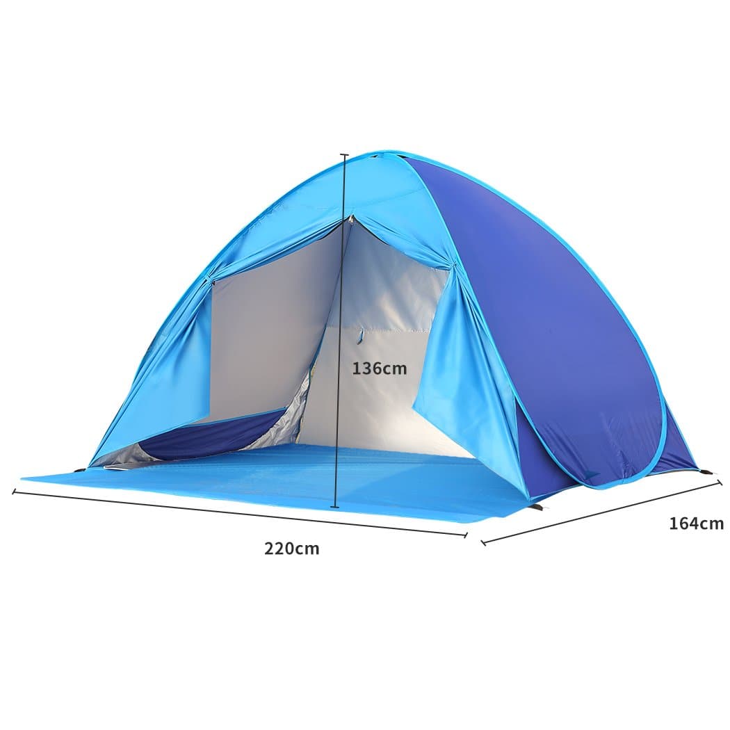camping / hiking Mountview Pop Up Camping Tent Beach Tents 2-3 Person Hiking Portable Shelter