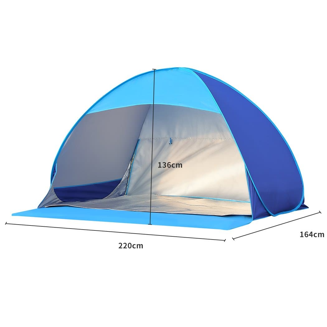 camping / hiking Mountview Pop Up Tent Camping Beach Tents 2-3 Person Hiking Portable Shelter