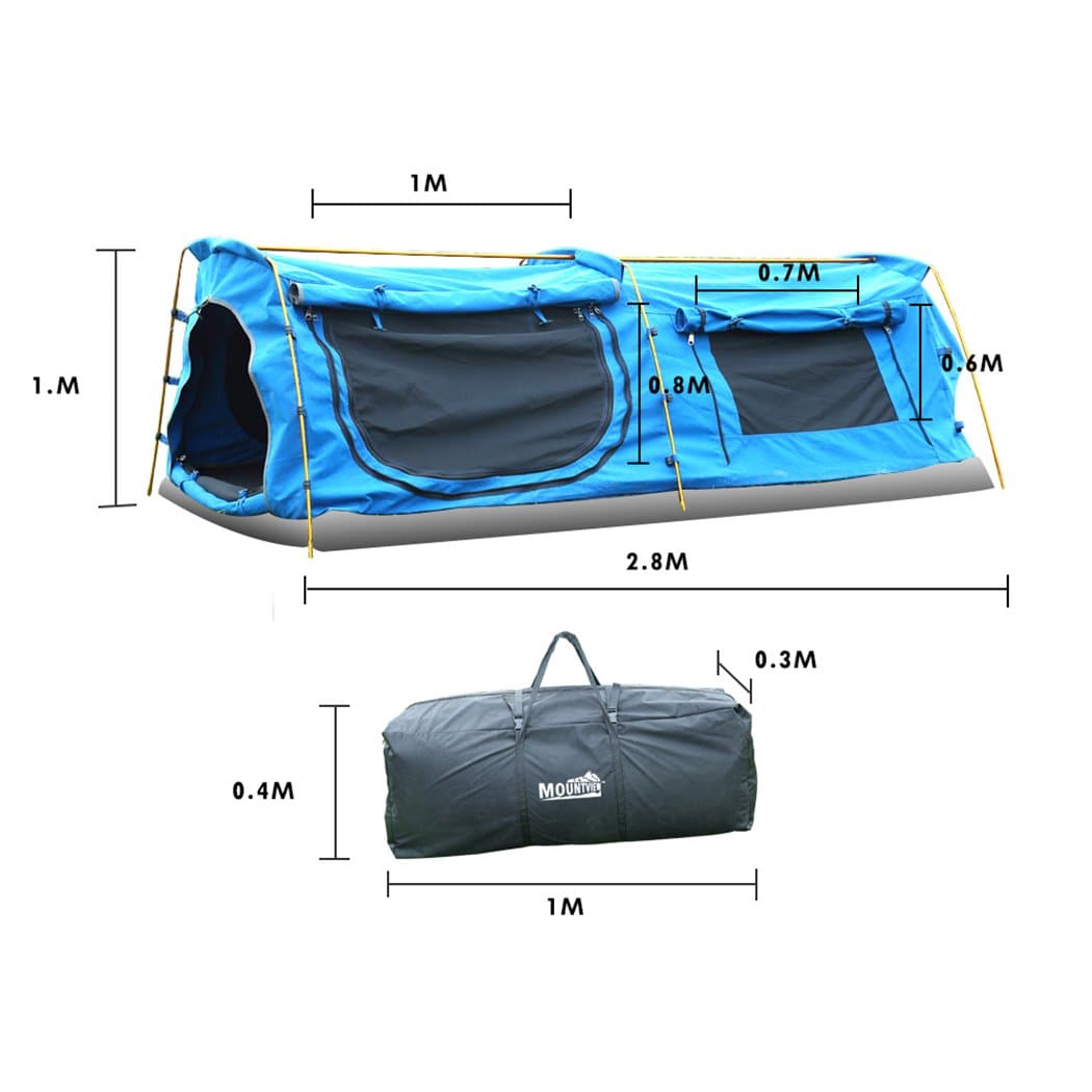camping / hiking Mountviewe Dome Camping Swag Swags Mattress Canvas Tent Kings Hiking Daddy Bags