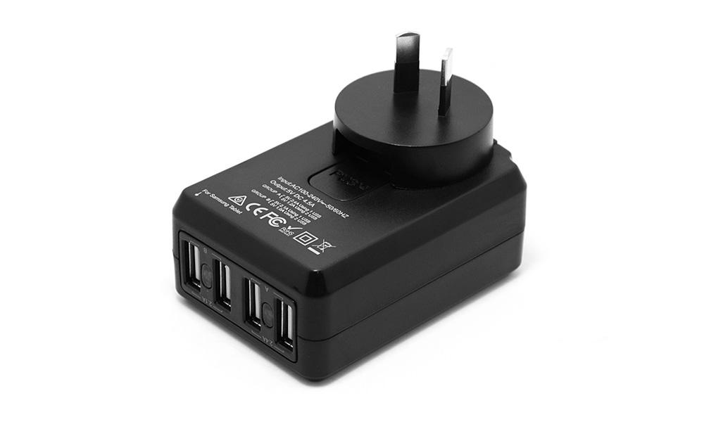 Battery Chargers & Power Mozbit 4.5A 4-Port USB Travel Wall Charger