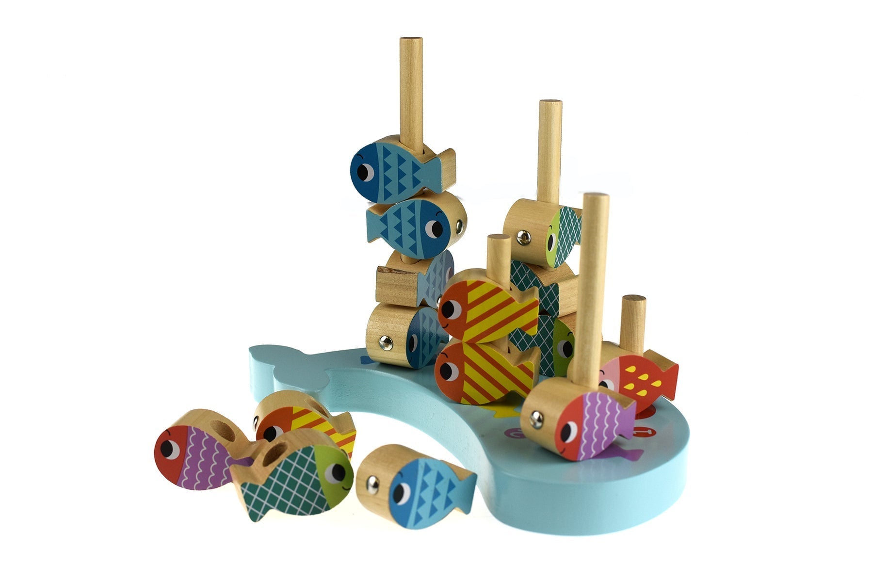 Multifunction Fishing & Stacking Game