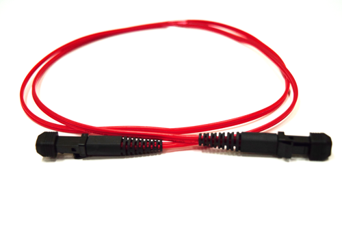Multimode Fibre Optic Duplex LSZH Patch Lead : 2mm