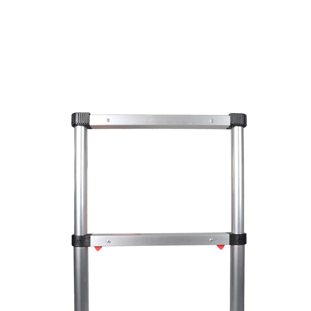 Tools & Accessories Multipurpose Ladder Telescopic Aluminum One Button Retraction Slow Down 2.6M