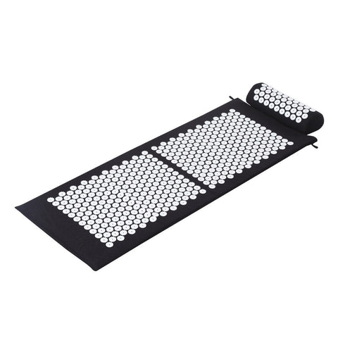 Health Fitness&Sport Muscle tension and pain relief Acupressure Mat Black 130 x 50cm