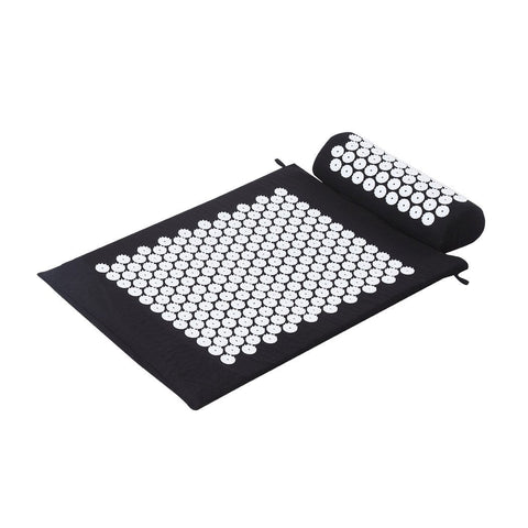 Health Fitness&Sport Muscle tension and pain relief Acupressure Mat Black 68 x 42cm
