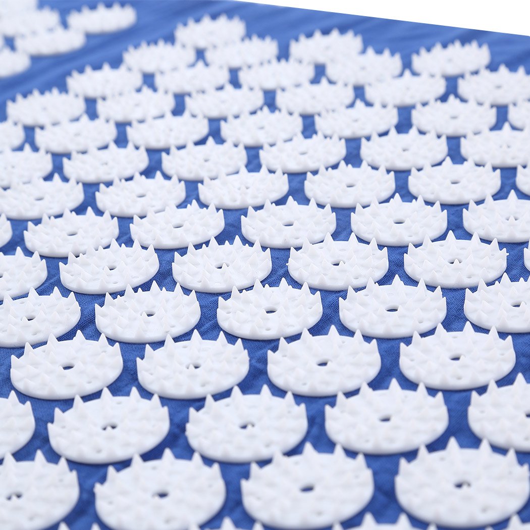 Health Fitness&Sport Muscle tension and pain relief Acupressure Mat Blue 130 x 50cm