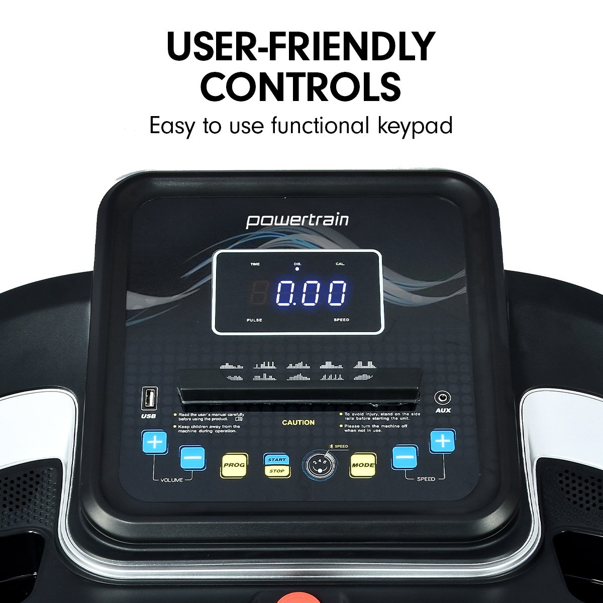 cardio MX1 Foldable Home Treadmill for Cardio Jogging Fitness