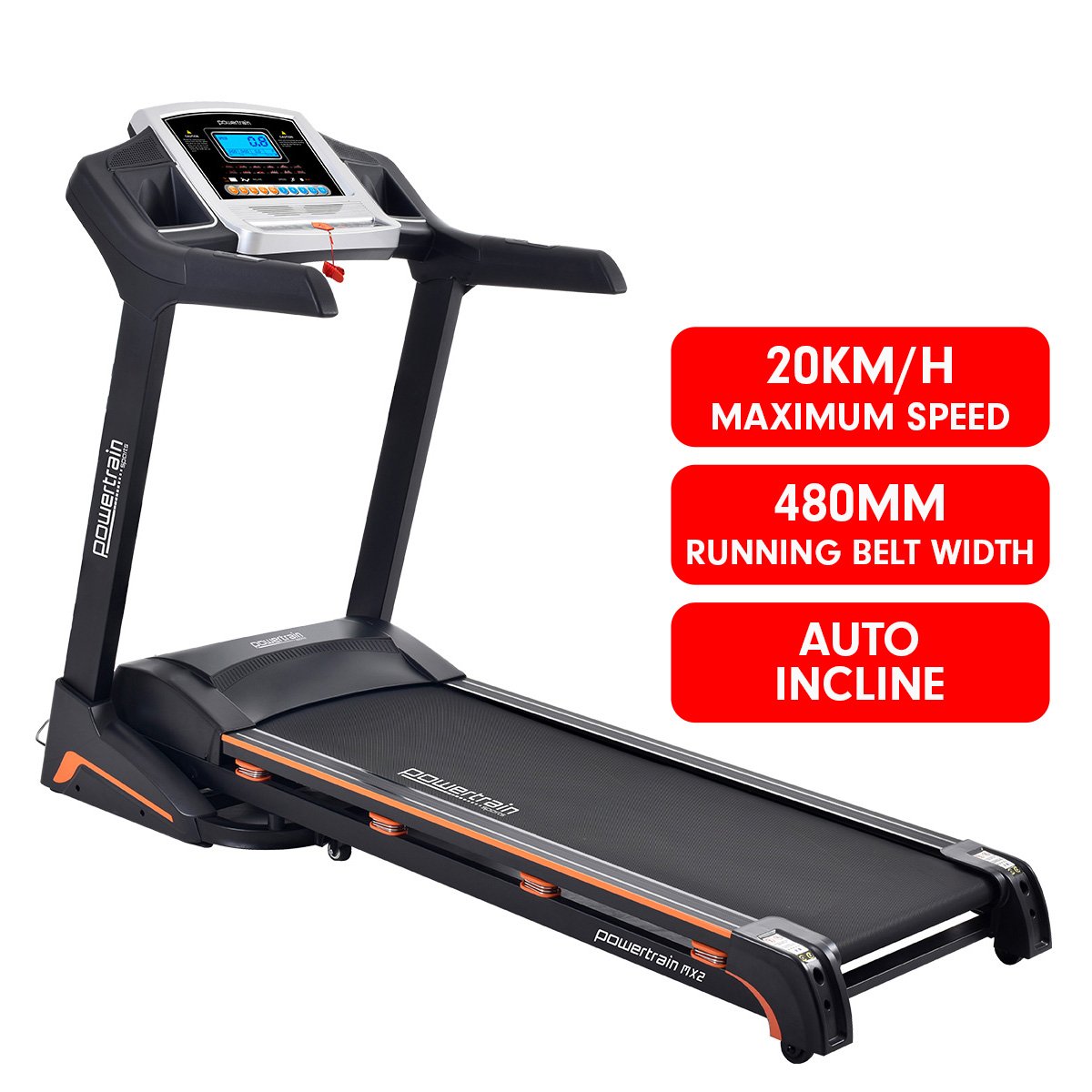 cardio MX2 Foldable Home Treadmill Auto Incline Cardio Running
