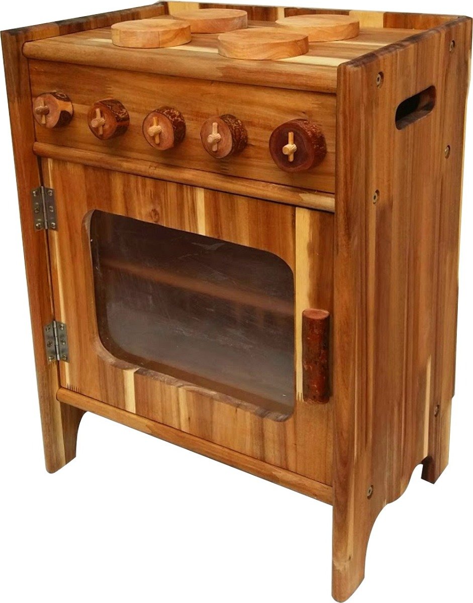 Toys Natural Wooden Stove