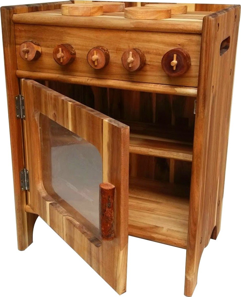 Toys Natural Wooden Stove
