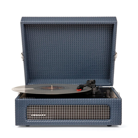 Navy - Bluetooth Portable Turntable