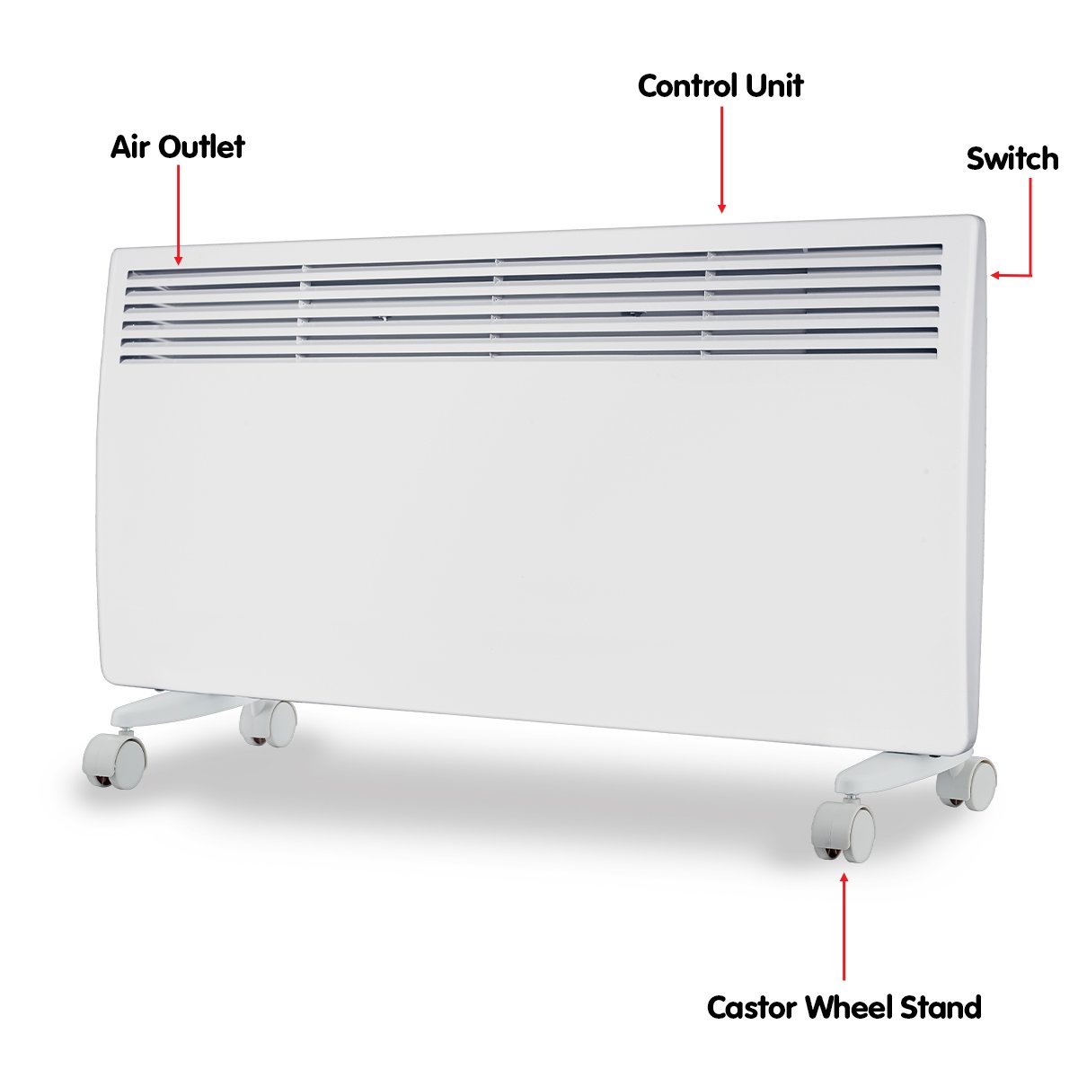 homewares Ndm-20wt 2000w electric panel heater