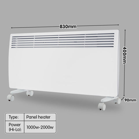 homewares Ndm-20wt 2000w electric panel heater