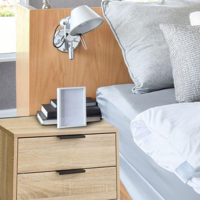 Neutral wood Decor Paddington Bedside Table