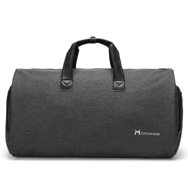 Black Modoker New Travel Bag Shoulder Strap Duffel Bag Business Fashion Carry on Hanging Clothing Multiple Pockets high quality Oxford