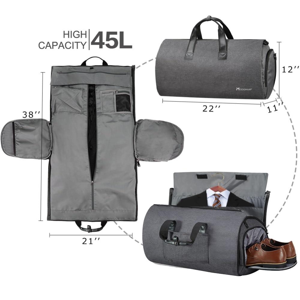 New Travel Bag Shoulder Strap Duffel Bag Business Fashion Carry on Hanging Clothing Multiple Pockets high quality