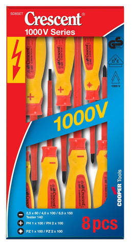 nsulated Electrical Screwdriver Set 8 Piece