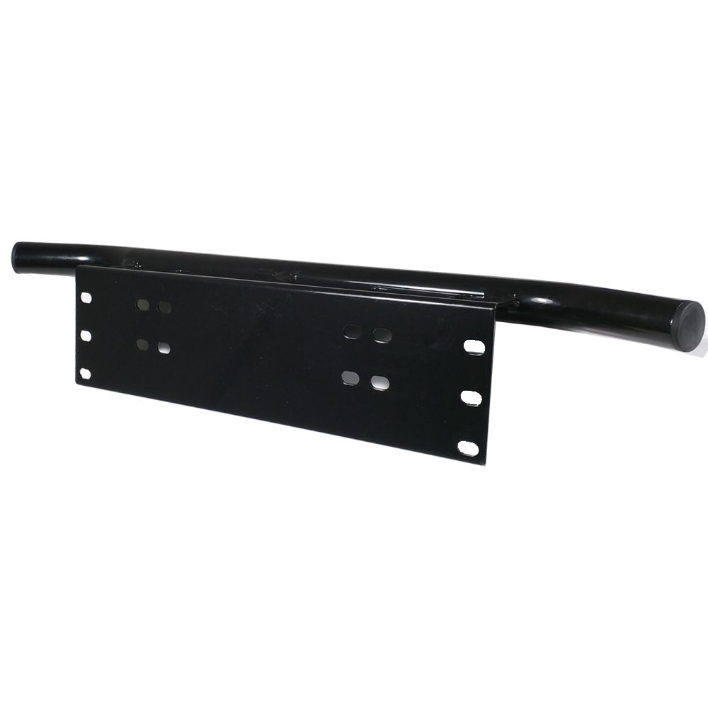 Tools Number Plate Frame BullBar Mount Bracket Car Driving Light Bar Holder Black AU