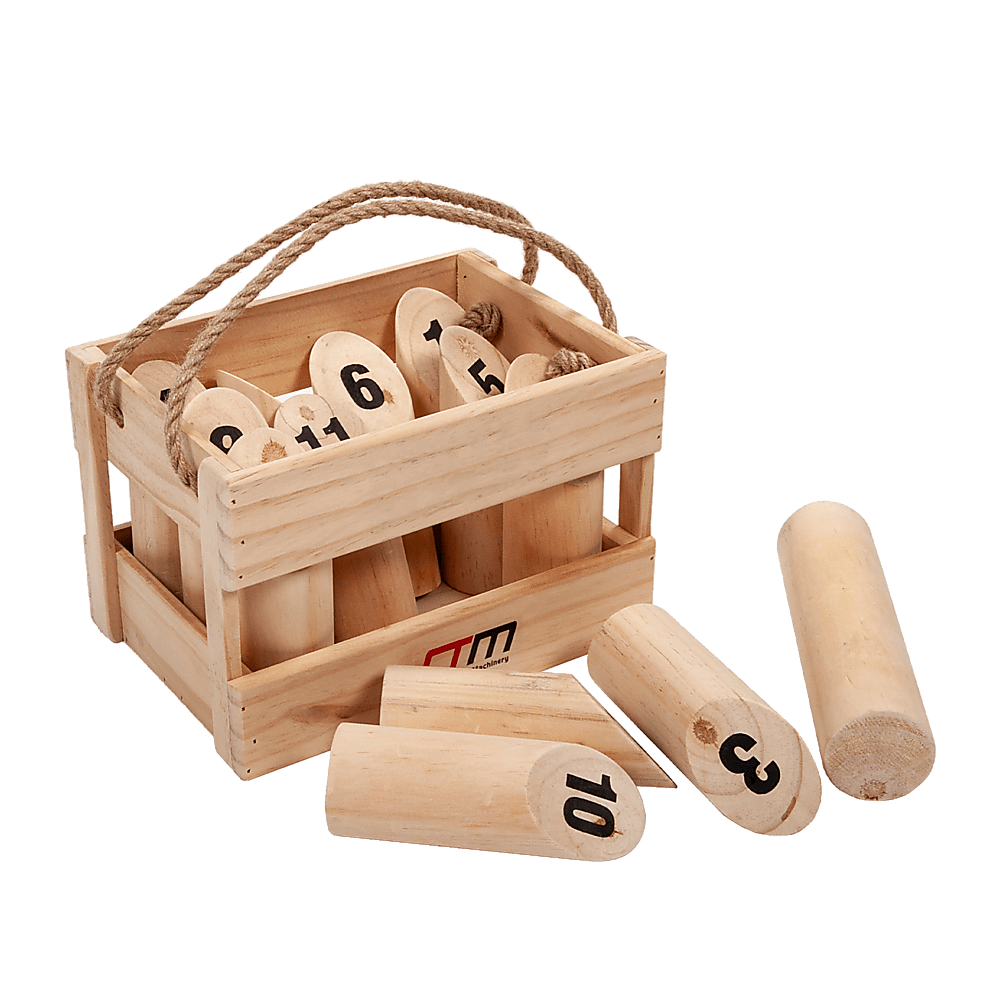 Number Toss Wooden Set Outdoor Games with Carry Case