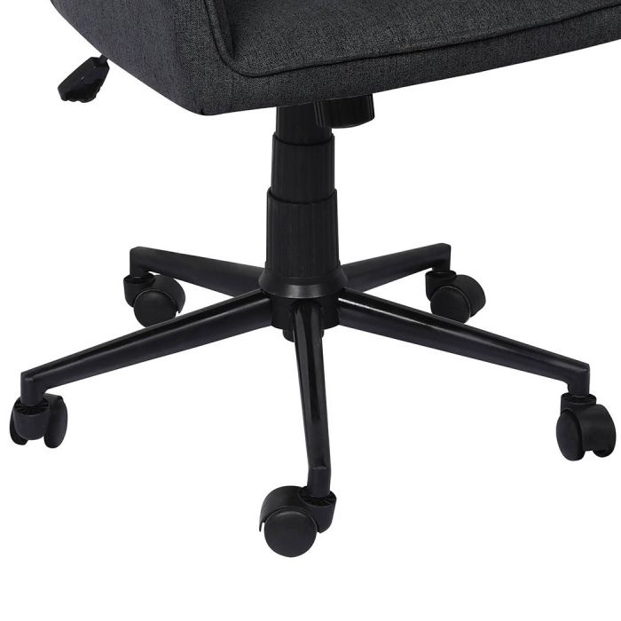 Office Chair Fabric Computer Gaming Chairs Executive Adjustable Black